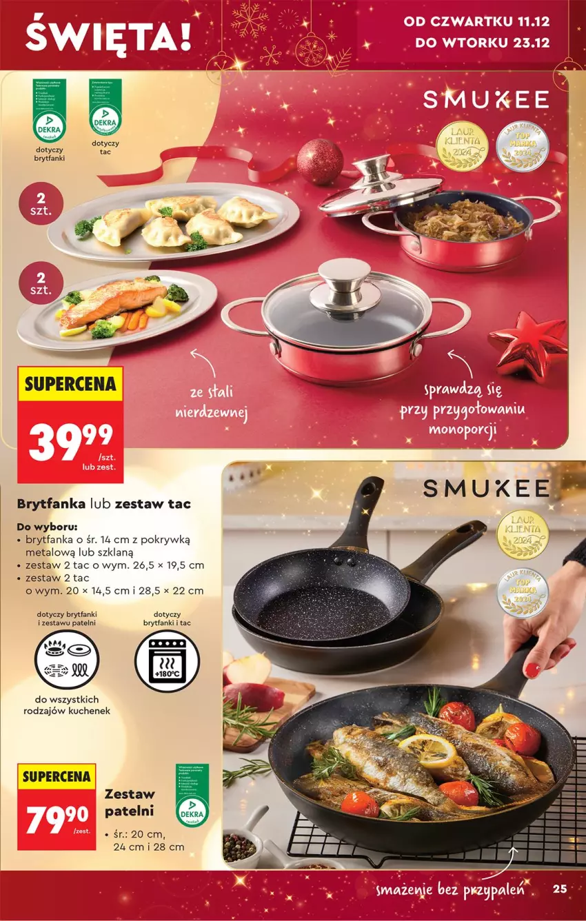 Gazetka promocyjna Biedronka - Okazje Tygodnia - ważna 06.12 do 20.12.2025 - strona 25 - produkty: Brytfanka, Fa