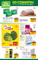 Gazetka promocyjna Stokrotka - Supermarket - Gazetka - ważna od 07.07 do 07.07.2021 - strona 1 - produkty: Cukier, Proszek do prania, Primavera, Schab wieprzowy, Lipton, Prima, Woda, Herbata, Masło