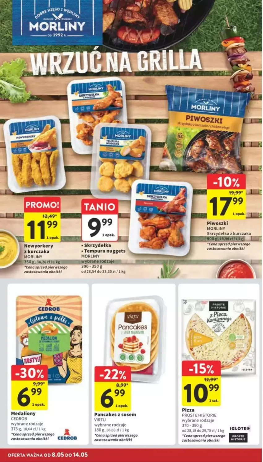 Gazetka promocyjna Intermarche - ważna 08.05 do 14.05.2025 - strona 15 - produkty: Kurczak, LG, Lion, Morliny, Piwo, Pizza, Pur, Sos