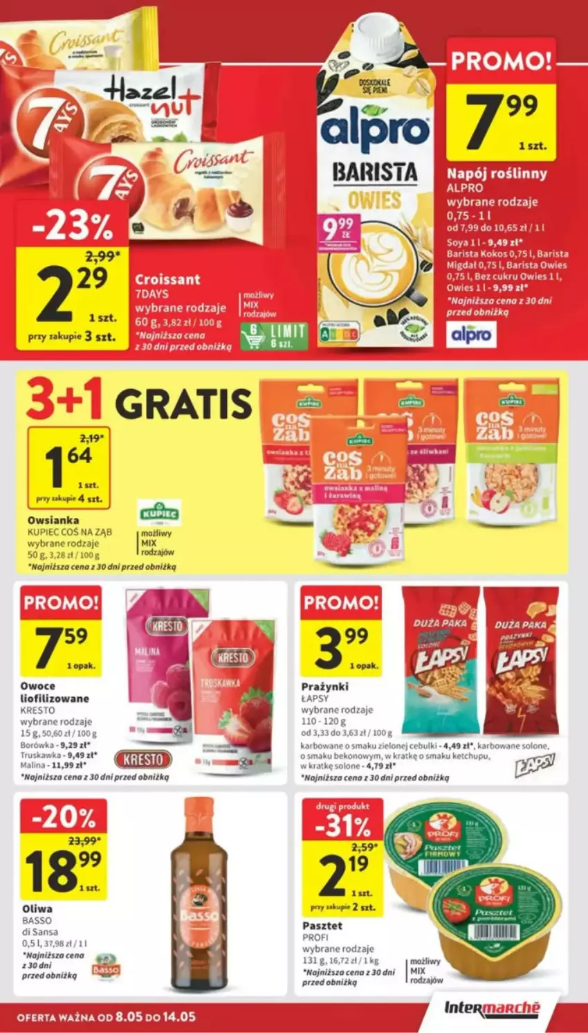 Gazetka promocyjna Intermarche - ważna 08.05 do 14.05.2025 - strona 22 - produkty: Beko, Borówka, Ketchup, Kokos, Oliwa, Owoce, Owsianka, Pasztet, Solan