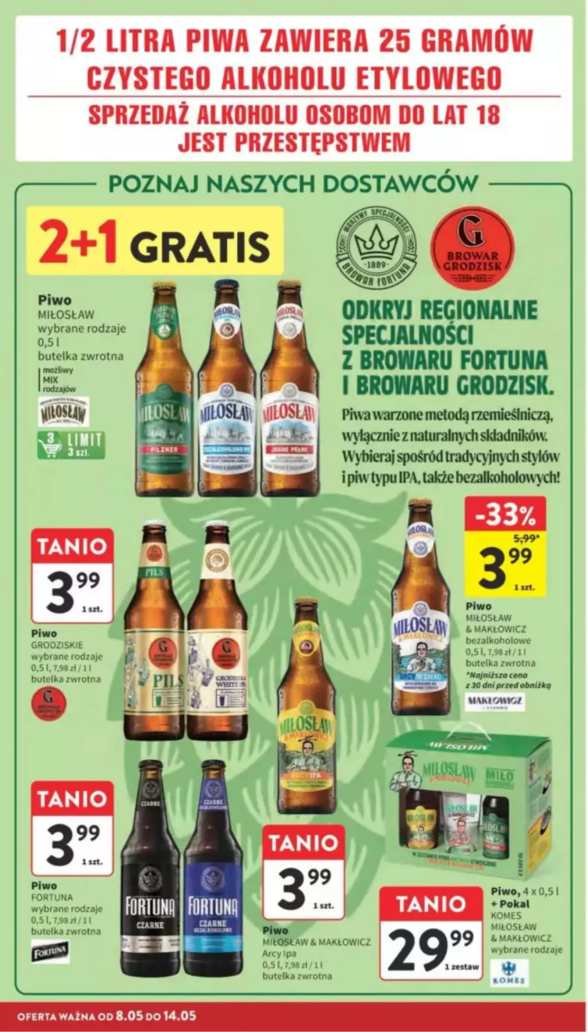Gazetka promocyjna Intermarche - ważna 08.05 do 14.05.2025 - strona 30 - produkty: Fortuna, Piwo