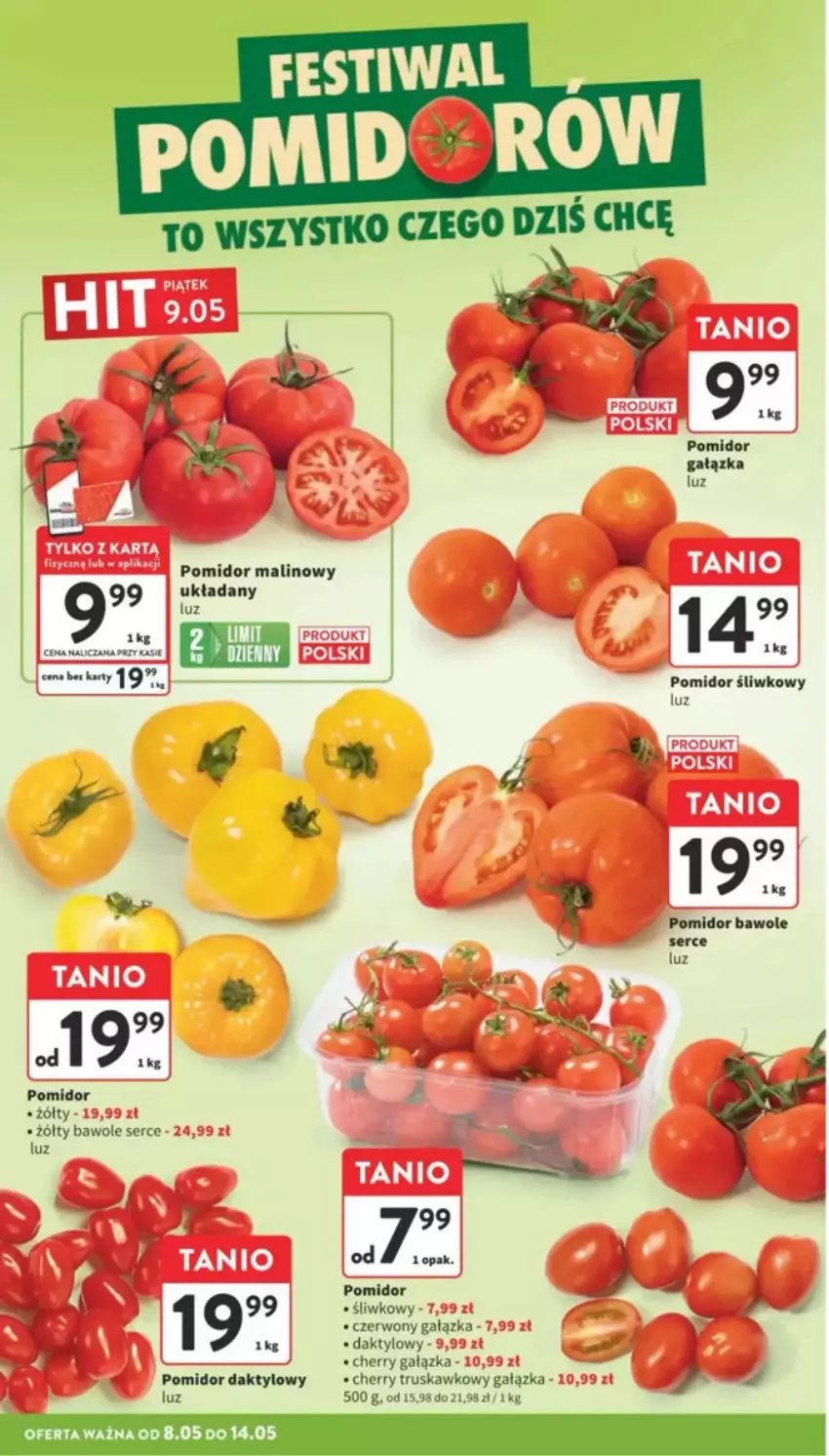 Gazetka promocyjna Intermarche - ważna 08.05 do 14.05.2025 - strona 6 - produkty: Pomidor malinowy, Ser