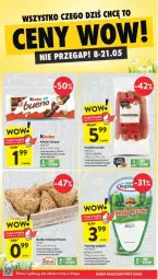 Gazetka promocyjna Intermarche - Gazetka - ważna od 14.05 do 14.05.2025 - strona 12 - produkty: Twaróg, Piątnica, Kinder Bueno, Frankfurterki, Bułka, Kinder