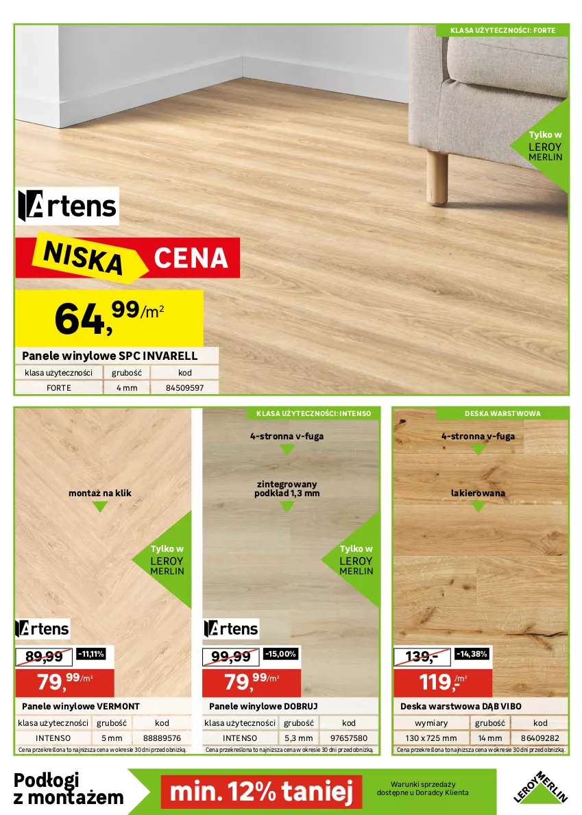 Gazetka promocyjna Leroy Merlin - Gazetka Leroy Merlin - ważna 21.10 do 16.11.2026 - strona 9 - produkty: Deska warstwowa, Lakier, Podkład, Por