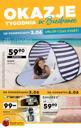 Gazetka promocyjna Biedronka - Gazetka - ważna od 16.06 do 16.06.2024 - strona 1 - produkty: Namiot, Pościel, Kret, Kamera, Komplet pościeli