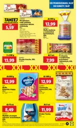 Gazetka promocyjna Lidl - GAZETKA - Gazetka - ważna od 16.07 do 16.07.2025 - strona 25 - produkty: Ciastka, Karp, Croissant, Wafle, Rurki, Kakao, Kinder, Kokos