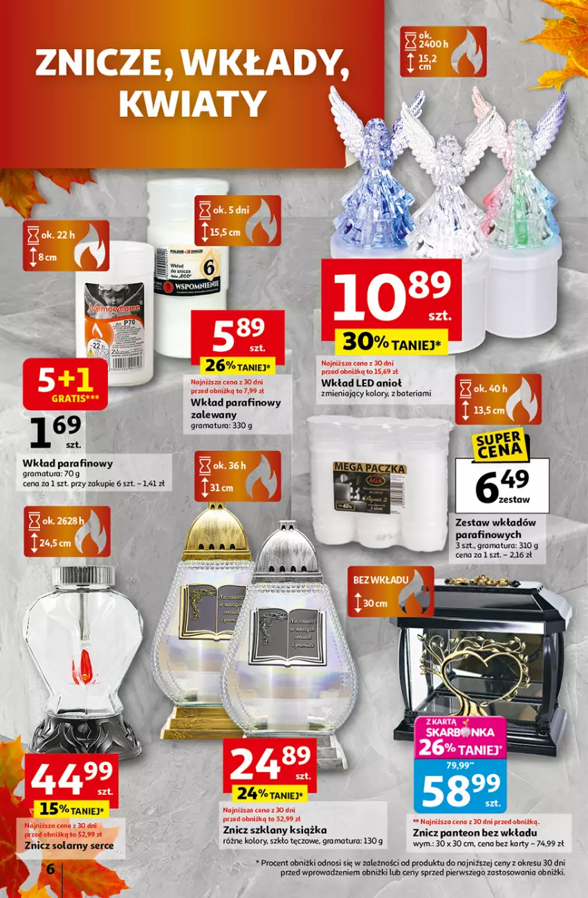 Gazetka promocyjna Auchan - Wielkie przeboje cenowe Hipermarket - ważna 16.10 do 22.10.2025 - strona 6 - produkty: Bateria, Gra, Książka, Rama, Ser, Znicz