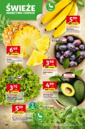Gazetka promocyjna Auchan - Wielkie przeboje cenowe Hipermarket - Gazetka - ważna od 22.10 do 22.10.2025 - strona 10 - produkty: Banany, Kolendra, Ananas, Sałat, Bazyl, Bazylia, Mięta