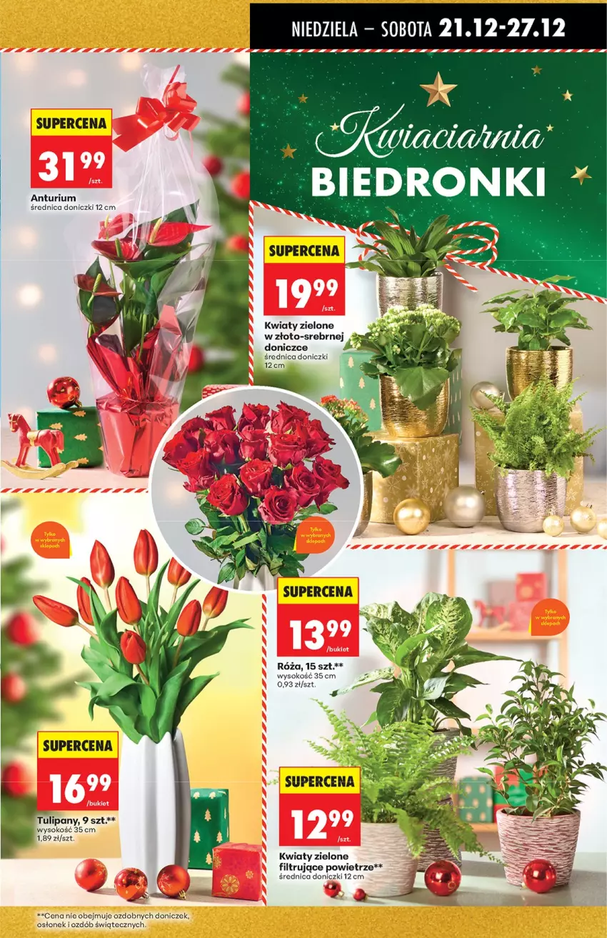 Gazetka promocyjna Biedronka - od niedzieli - ważna 21.12 do 27.12.2025 - strona 25 - produkty: Róża, Sok, Woal