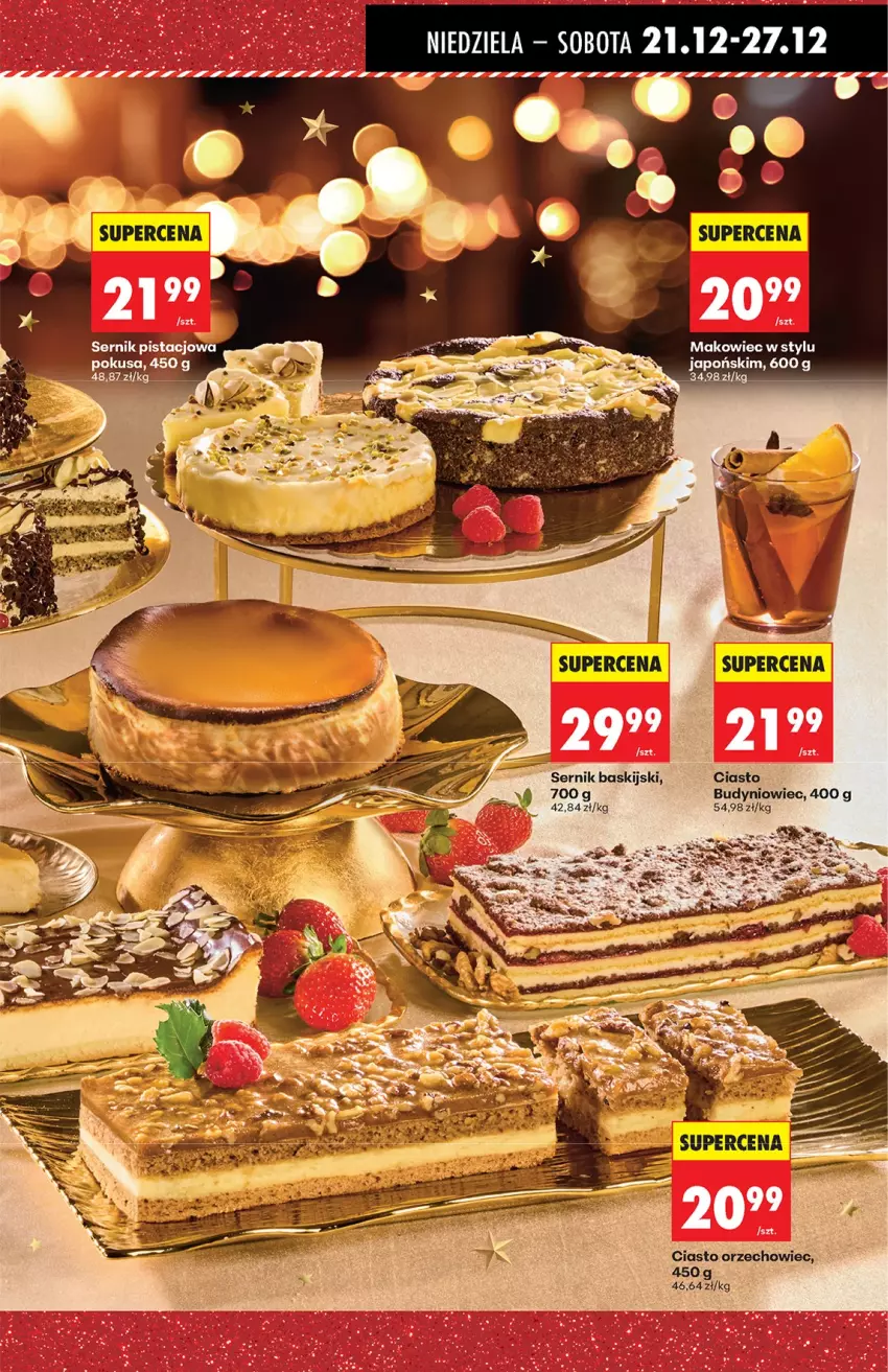 Gazetka promocyjna Biedronka - od niedzieli - ważna 21.12 do 27.12.2025 - strona 27 - produkty: Makowiec, Ser