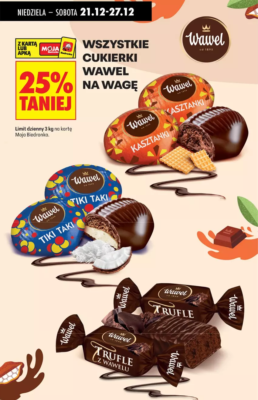 Gazetka promocyjna Biedronka - od niedzieli - ważna 21.12 do 27.12.2025 - strona 69 - produkty: Cukier, Cukierki, Wawel