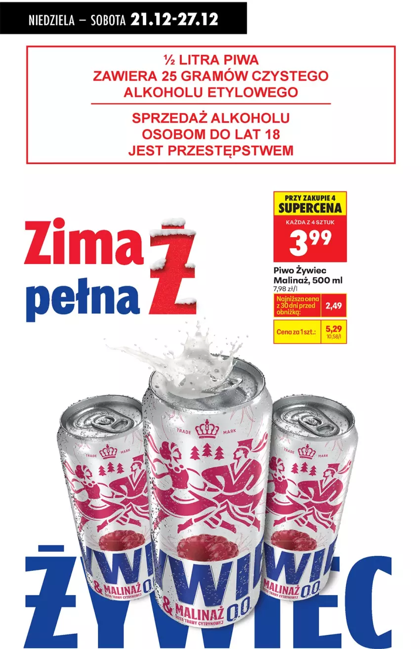 Gazetka promocyjna Biedronka - od niedzieli - ważna 21.12 do 27.12.2025 - strona 71 - produkty: Gra, Piwa, Piwo