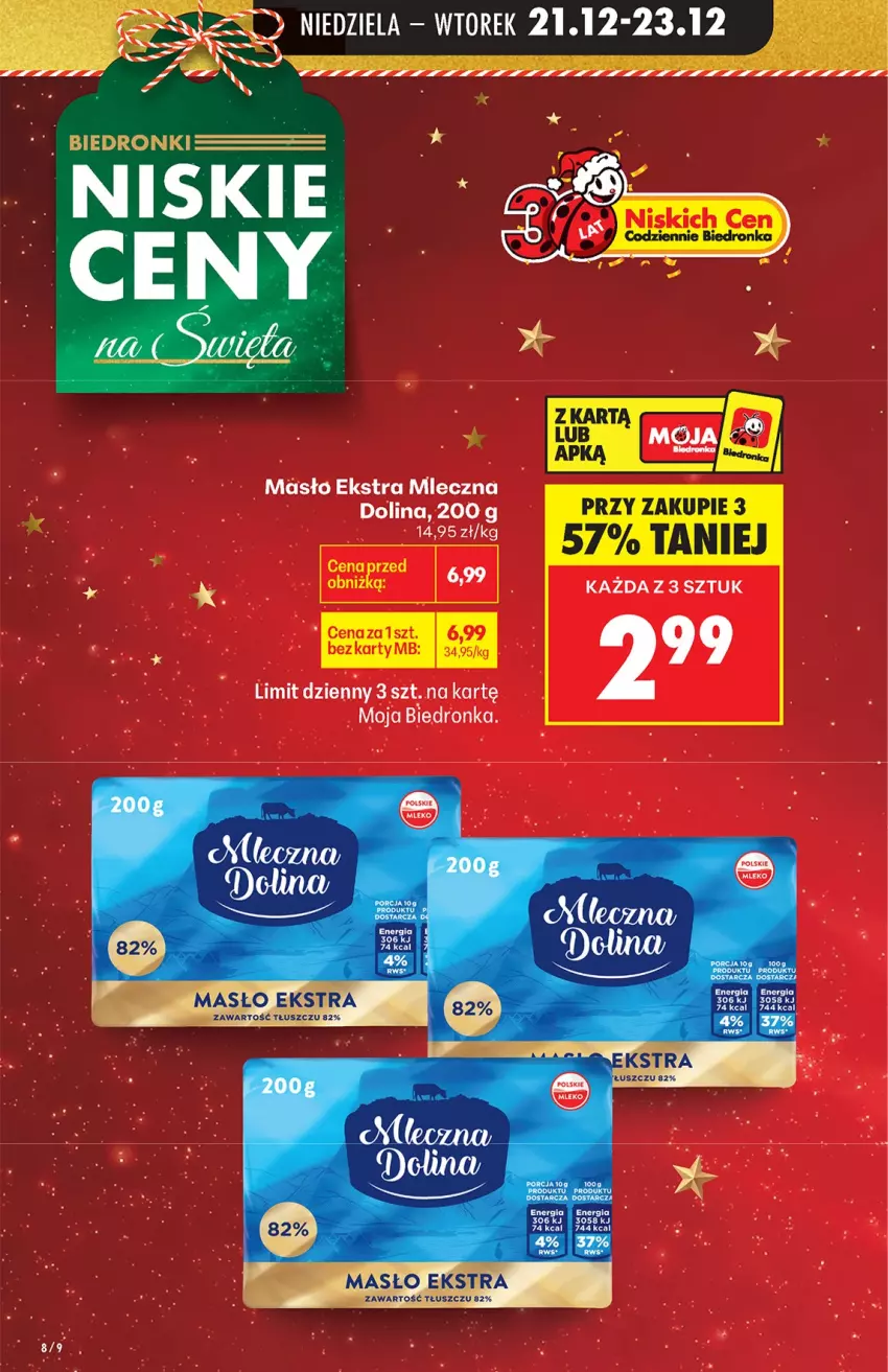 Gazetka promocyjna Biedronka - od niedzieli - ważna 21.12 do 27.12.2025 - strona 8 - produkty: Masło