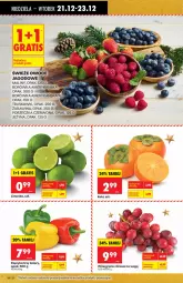 Gazetka promocyjna Biedronka - od niedzieli - Gazetka - ważna od 27.12 do 27.12.2025 - strona 24 - produkty: Por, Gra, Borówka, Borówka amerykańska, Papryka, Truskawki, Kaki, Maliny, Limonka, Owoce, Wino