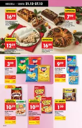Gazetka promocyjna Biedronka - od niedzieli - Gazetka - ważna od 27.12 do 27.12.2025 - strona 46 - produkty: Strucla, Corn flakes, Top, Orzeszki, Papryka, Chipsy, Wieniec, Makowiec, Dan Cake, Baton, Felix, Orzeszki ziemne, Strucla z marcepanem