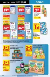 Gazetka promocyjna Biedronka - od niedzieli - Gazetka - ważna od 27.12 do 27.12.2025 - strona 58 - produkty: HiPP, Sok, Ser, Por, Mus, Gra, Gerber, BoboVita, O nas, Dada, Serek, Kubuś, Deser, Woda, Karmi, Mleko, HP, Fa, BEBILON