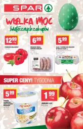 Gazetka promocyjna Spar - Express - Gazetka - ważna od 03.04 do 03.04.2021 - strona 1 - produkty: Twaróg, Jaja, Morliny, Kiełbasa biała, Kiełbasa, Pomidor malinowy, Jabłka, HP