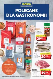 Gazetka promocyjna Makro - [Oferta promocyjna] Artykuły spożywcze i przemysłowe - Gazetka - ważna od 02.05 do 02.05.2022 - strona 1 - produkty: Piec, Przyprawy, Pstrąg, Grill, Mięso