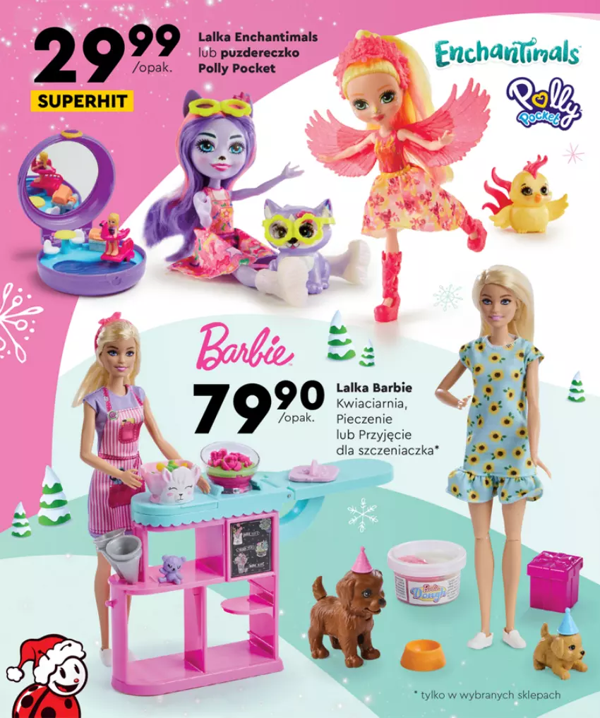 Gazetka promocyjna Biedronka - Kraina zabawek - Gazetka - Biedronka.pl - ważna 06.11 do 24.12.2023 - strona 24 - produkty: Barbie, Lalka, Piec, Polly Pocket