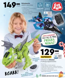 Gazetka promocyjna Biedronka - Kraina zabawek - Gazetka - Biedronka.pl - Gazetka - ważna od 24.12 do 24.12.2023 - strona 47 - produkty: Sok, Gra, Dinozaur, Kabel USB, Tera, Robot