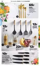 Gazetka promocyjna Netto - Gazetka non food 31.03-6.04 - Gazetka - ważna od 06.04 do 06.04.2022 - strona 4 - produkty: Noż, Nóż do chleba, Nóż uniwersalny, Stojak, Kosz, Nóż szefa kuchni, Owoce, Zestaw sztućców, Chleb, Fa
