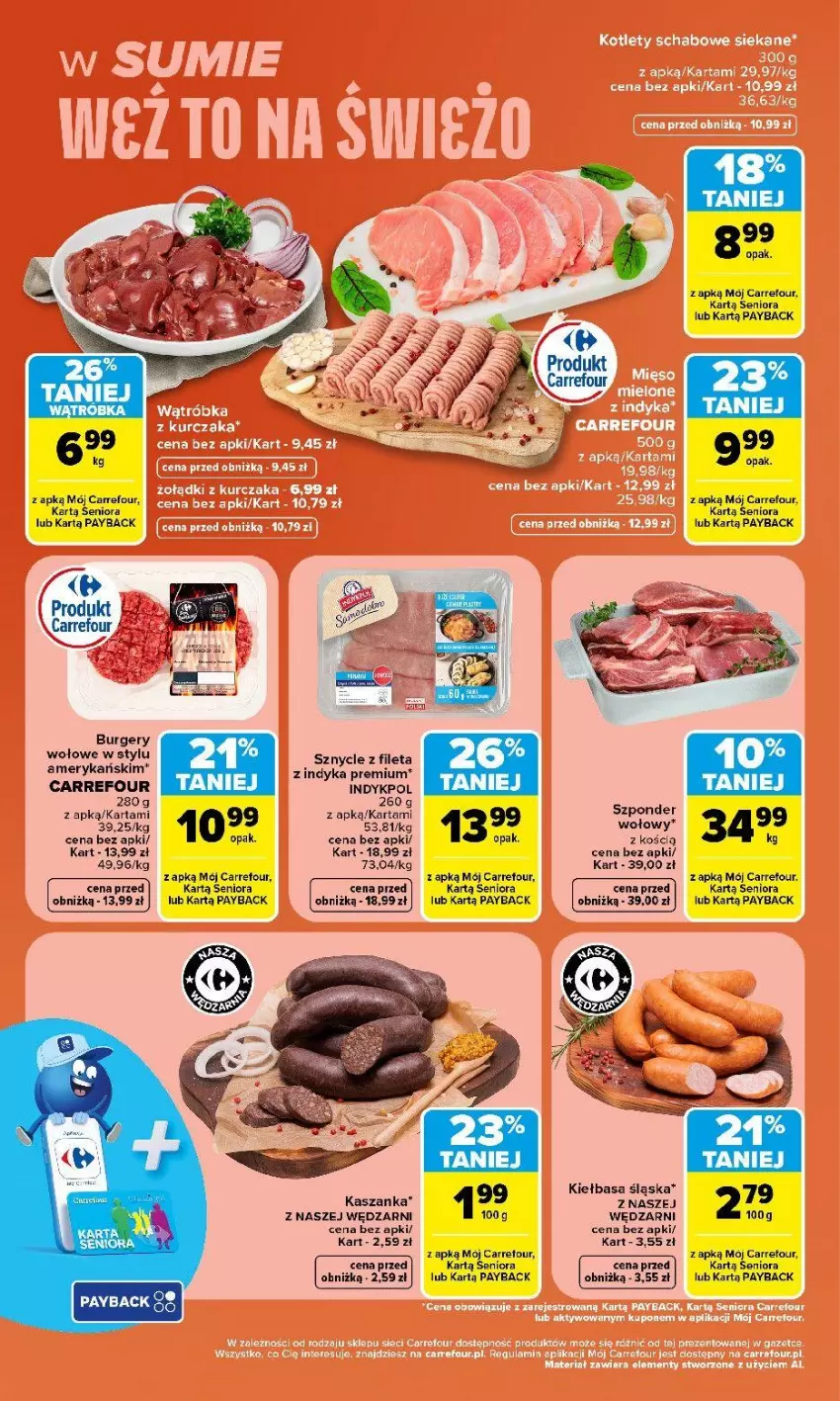 Gazetka promocyjna Carrefour - Gazetka Carrefour, Market w SUMIE weź to na świeżo - ważna 20.07 do 25.07.2026 - strona 2 - produkty: Kasza, Kaszanka, Kiełbasa, Kiełbasa śląska