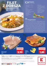Gazetka promocyjna Kaufland - Ryby z naszej lady - Gazetka - ważna od 22.04 do 22.04.2026 - strona 2 - produkty: Chrzan, Cebula, Warzywa, Sos, Sok, Sól, Ryż, Por, Grzyby, Cytryny, Kawa, Sos sojowy, Tusz, Pędy bambusa, Plasterki, Pieprz, Seler naciowy, Dorsz, Wagi, Olej, Orka, Fa