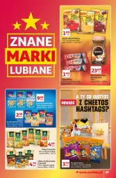 Gazetka promocyjna Auchan - Gazetka Znane Marki Lubiane Auchan - Gazetka - ważna od 19.10 do 19.10.2022 - strona 19 - produkty: Cheetos, Kawa rozpuszczalna, Kisiel, Winiary, Chipsy, Kawa, Chrupki, Popcorn, Przysnacki, Baton