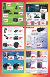 Gazetka promocyjna Auchan - Gazetka Znane Marki Lubiane Auchan - Gazetka - ważna od 19.10 do 19.10.2022 - strona 37 - produkty: Top, Por, Amol, Telefon, Kosz, Kabel USB, Niszczarka, Warka, Podkładka, Lampa LED, Mysz, Bateria, Samsung, Krzesło, Biuro, Lampa, PLATINET, Podkład, Fa