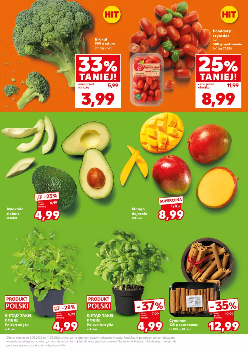 Gazetka promocyjna Kaufland - Mocny Start - ważna 09.03 do 11.03.2026 - strona 11 - produkty: Bazyl, Bazylia, Mięta, Pomidory