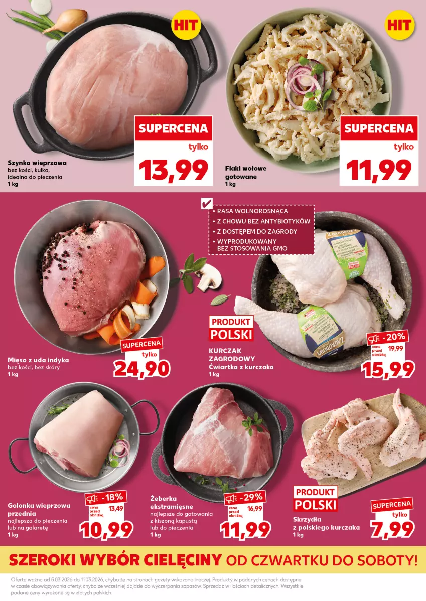 Gazetka promocyjna Kaufland - Mocny Start - ważna 09.03 do 11.03.2026 - strona 15 - produkty: Flaki, Flaki wołowe, Piec, Szynka, Szynka wieprzowa
