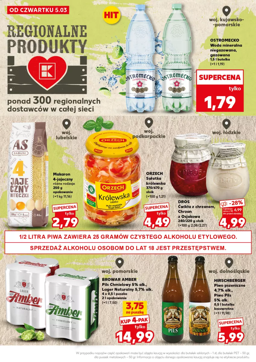 Gazetka promocyjna Kaufland - Mocny Start - ważna 09.03 do 11.03.2026 - strona 24 - produkty: Chrzan, Gra, Karp, Makaron, Piwa, Piwo, Sałat, Sałatka