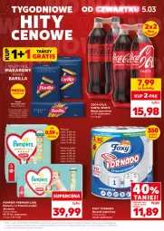 Gazetka promocyjna Kaufland - Mocny Start - Gazetka - ważna od 11.03 do 11.03.2026 - strona 5 - produkty: Makaron, Pampers, Papier, Pieluchy, Majtki, Coca-Cola, Ręcznik, Spaghetti, Foxy, Fanta, Pieluchomajtki, Barilla, Waga, Sprite, Fa