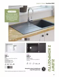 Gazetka promocyjna Castorama - Katalog kuchnie 2022 - Gazetka - ważna od 31.12 do 31.12.2022 - strona 119 - produkty: Por, Gra, Zlew, Zlewozmywak
