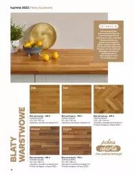 Gazetka promocyjna Castorama - Katalog kuchnie 2022 - Gazetka - ważna od 31.12 do 31.12.2022 - strona 78 - produkty: Sok, Ser, Rama, Klej, Astor, Lampa, Olej, Podkład, Lakier, Folia aluminiowa, Listwa, LG