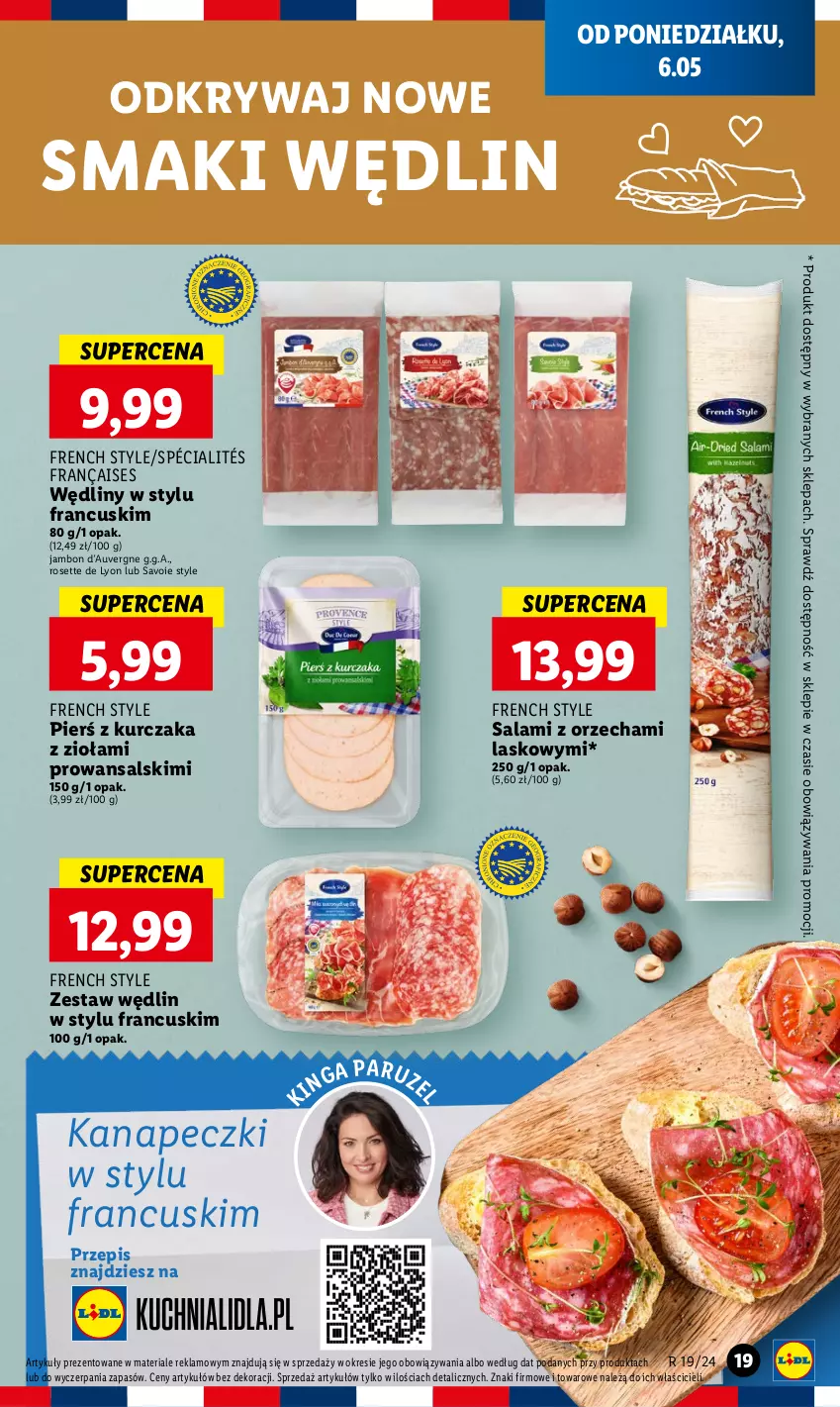 Gazetka promocyjna Lidl - GAZETKA - ważna 06.05 do 08.05.2024 - strona 25 - produkty: Kurczak, Salami