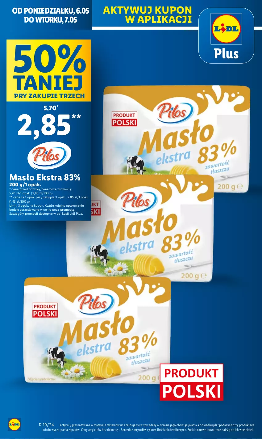 Gazetka promocyjna Lidl - GAZETKA - ważna 06.05 do 08.05.2024 - strona 6 - produkty: Masło, Olej