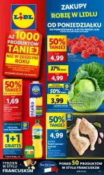 Gazetka promocyjna Lidl - GAZETKA - Gazetka - ważna od 08.05 do 08.05.2024 - strona 1 - produkty: Kurczak, Gra, Wazon, Maliny, Olej rzepakowy, Olej, Mleko