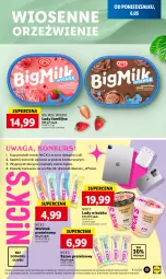 Gazetka promocyjna Lidl - GAZETKA - Gazetka - ważna od 08.05 do 08.05.2024 - strona 39 - produkty: Gra, Big Milk, Wafelek, Lody, Czekolada, Baton, Waga, Fa