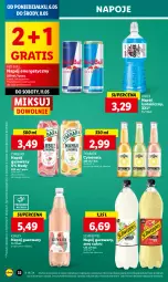 Gazetka promocyjna Lidl - GAZETKA - Gazetka - ważna od 08.05 do 08.05.2024 - strona 40 - produkty: Gra, Napój energetyczny, Red Bull, Napoje, Schweppes, Napój izotoniczny, Napój gazowany, Tymbark, Limonka, Oshee, Arbuz, Mango, Napój, Grejpfrut