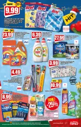 Gazetka promocyjna Topaz - Gazetka - Gazetka - ważna od 24.12 do 24.12.2021 - strona 21 - produkty: Piec, Top, Sok, Papier, Zawieszka do wc, Bref, Cillit Bang, Varta, Chusteczki, Fairy, Papier do pieczenia, Folia aluminiowa, Fa