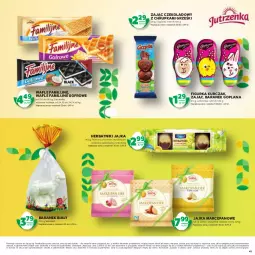 Gazetka promocyjna Stokrotka - Katalog Wielkanoc - Gazetka - ważna od 04.04 do 04.04.2024 - strona 41 - produkty: Goplana, Kurczak, Warzywa, Jutrzenka, Wafle, LANA, Herbatniki, Grześki, Prima, Owoce, Mięso, Fa