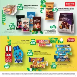 Gazetka promocyjna Stokrotka - Katalog Wielkanoc - Gazetka - ważna od 04.04 do 04.04.2024 - strona 47 - produkty: Princessa, Warzywa, Kawa, Lion, Herbatniki, Baton, Owoce, Mięso, Nestlé, Kokos