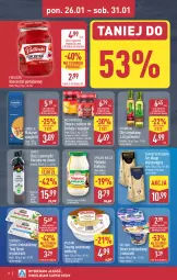 Gazetka promocyjna Aldi - Pełna oferta - Gazetka - ważna od 31.01 do 31.01.2026 - strona 8 - produkty: Lubella, Majonez, Koncentrat pomidorowy, Makaron, Kujawski, Sok, Ser, Bursztyn, Olej z czarnuszki, Twaróg, Piątnica, Bell, Pomarańcze, Serek, Solan, Spaghetti, Rubin, Olej rzepakowy, Owoce, Bella, Deser, Pudliszki, Twój Smak, Olej, Imbir