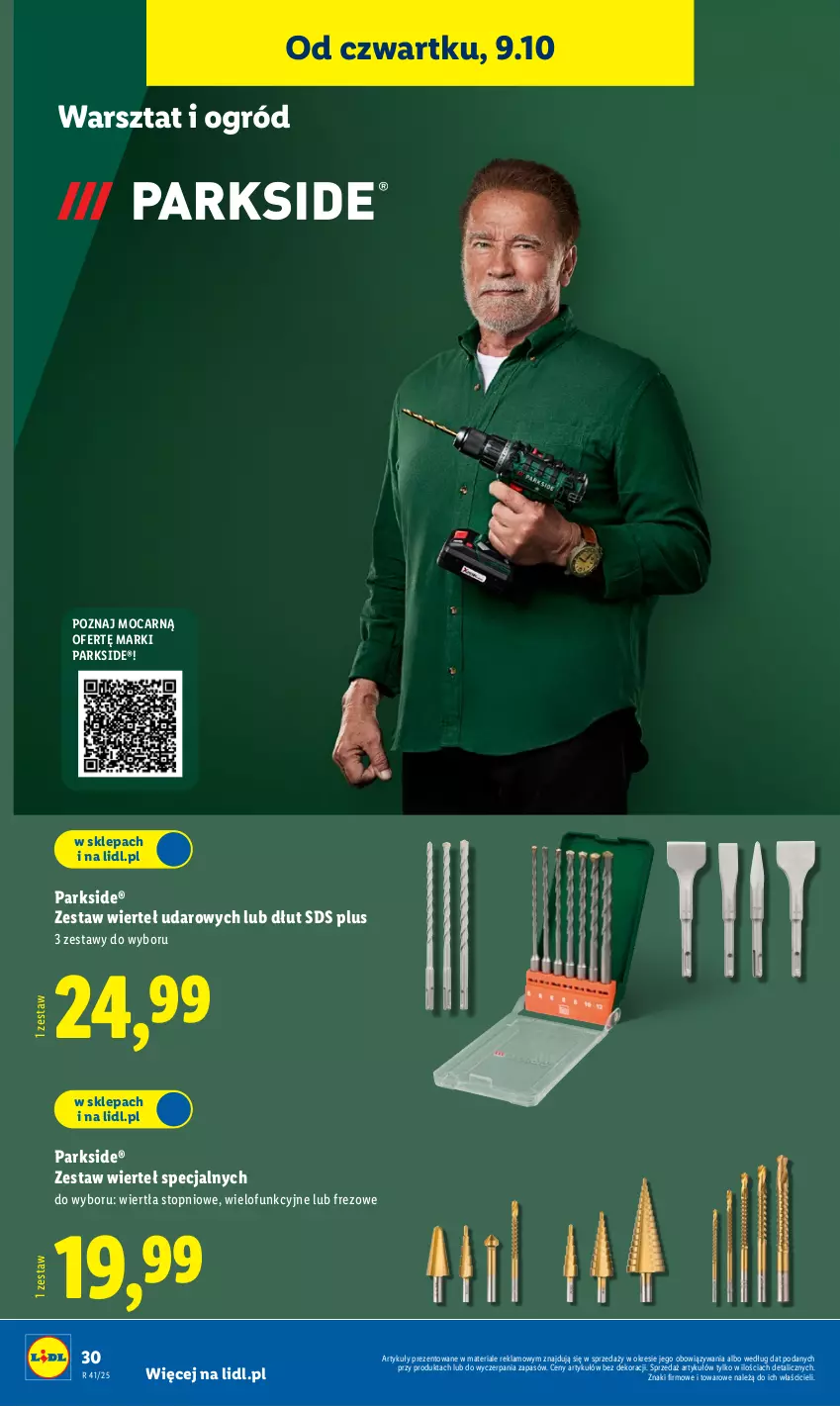 Gazetka promocyjna Lidl - GAZETKA - ważna 06.10 do 11.10.2025 - strona 34 - produkty: Ogród, Parkside, Top, Zestaw wierteł
