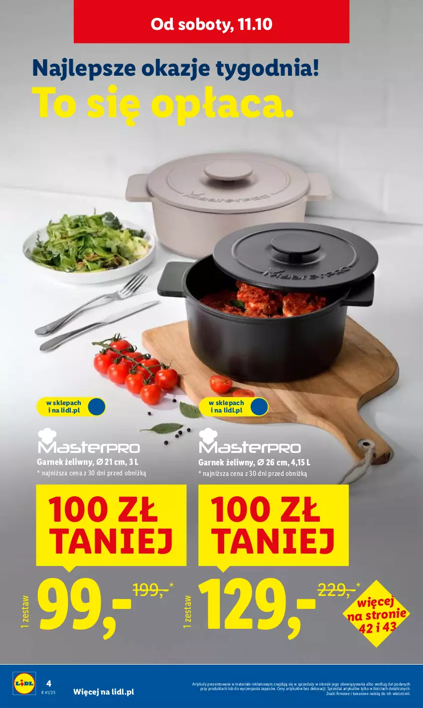 Gazetka promocyjna Lidl - GAZETKA - ważna 06.10 do 11.10.2025 - strona 4 - produkty: Garnek
