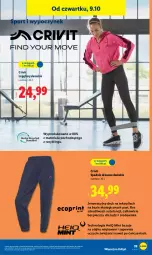Gazetka promocyjna Lidl - GAZETKA - Gazetka - ważna od 11.10 do 11.10.2025 - strona 43 - produkty: Piec, Por, Gin, Dres, Sport, Legginsy, Spodnie, Spodnie dresowe, Olej, Control