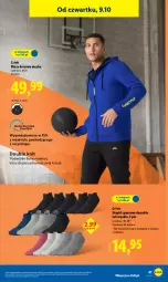 Gazetka promocyjna Lidl - GAZETKA - Gazetka - ważna od 11.10 do 11.10.2025 - strona 45 - produkty: Stopki sportowe, Top, Por, Dres, Sport, Bluza, Bluza dresowa, Control