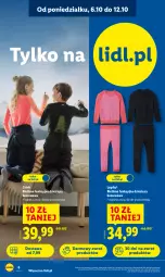 Gazetka promocyjna Lidl - GAZETKA - Gazetka - ważna od 11.10 do 11.10.2025 - strona 6 - produkty: Bielizna, Dzieci