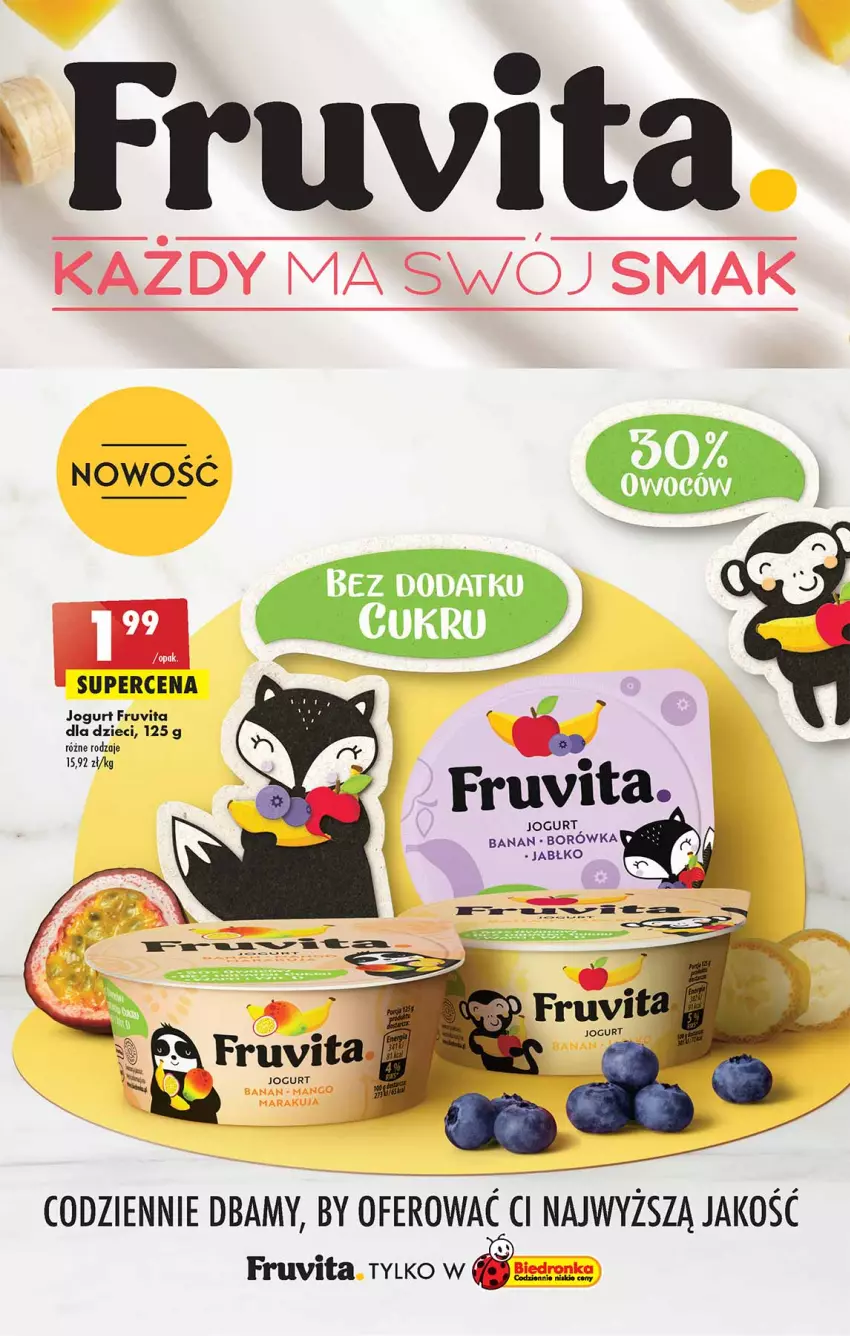 Gazetka promocyjna Biedronka - W tym tygodniu - ważna 28.07 do 03.08.2022 - strona 31 - produkty: Dzieci, Fa, Jogurt